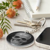 Realistischer Schädel Schlüsselanhänger (Vorderseite rechts)