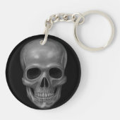 Realistischer Schädel Schlüsselanhänger (Rückseite)