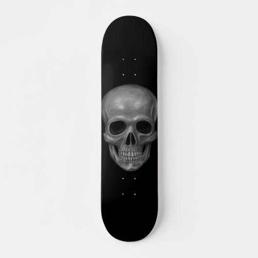 Realistischer Schädel Skateboard (Vorne)