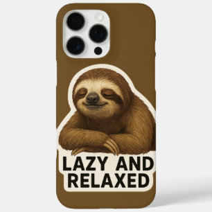 Realistischer Sloth-Sticker iPhone 16 Pro Max Hülle
