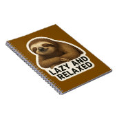Realistischer Sloth-Sticker Notizblock (Rechte Seite)