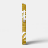 Realistischer Sonnenblumengarten Custom Monogram C Case-Mate iPhone Hülle (Rückseite / Links)