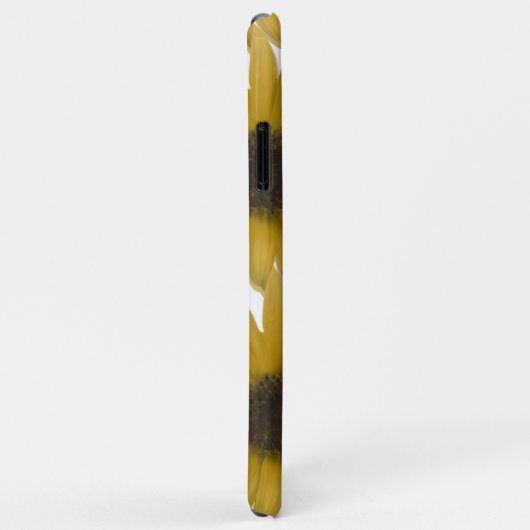 Realistischer Sonnenblumengarten Custom Monogram Case-Mate iPhone Hülle (Hinten/Rechts)