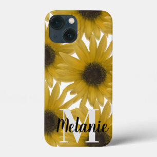 Realistischer Sonnenblumengarten mit individuellem Case-Mate iPhone Hülle