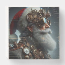 Realistischer Steampunk Santa: Industrielle Elegan