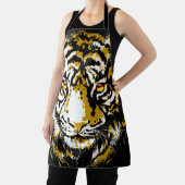 Realistischer Tiger - Cooler Tigerkopf Zeichnend Schürze (InSitu)