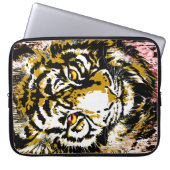 Realistischer Tiger Head - Tiger Laptop Case (Vorderseite)