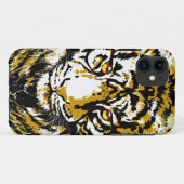 Realistischer Tiger iPhone Case - Tiger Head Zeich (Rückseite (Horizontal))