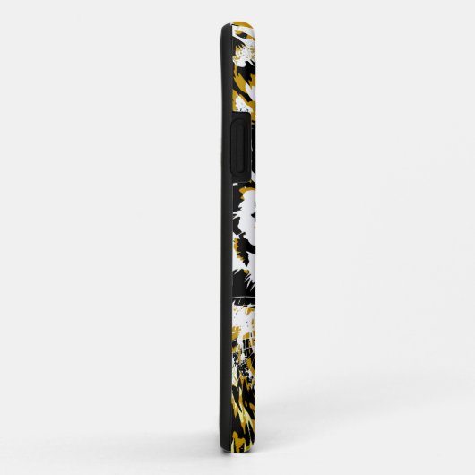 Realistischer Tiger iPhone Case - Tiger Head Zeich (Hinten/Rechts)