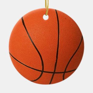 Realistischer und cooler Basketball Keramikornament