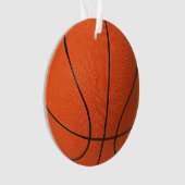Realistischer und cooler Basketball Ornament (Vorderseite)