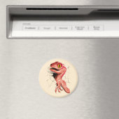 Realistischer Velociraptor Dinosaur Hatching Magnet (In Situ (Geschirrspüler))