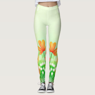 Realistischer verschwommener Frühlingshintergrund- Leggings