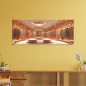 realistischer virtueller Modeanbau Leinwanddruck (Insitu (Wohnzimmer))