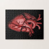 Realistisches Anatomisches Heart Image Jigsaw Puzz Puzzle (Horizontal)