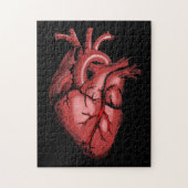 Realistisches Anatomisches Heart Image Jigsaw Puzz Puzzle (Vertikal)