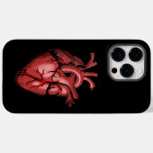 Realistisches Anatomisches Herzbild Case-Mate iPhone Hülle (Rückseite (Horizontal))