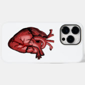 Realistisches Anatomisches Herzbild Case-Mate iPhone Hülle (Rückseite (Horizontal))