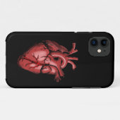 Realistisches Anatomisches Herzbild Case-Mate iPhone Hülle (Rückseite (Horizontal))