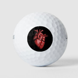 Realistisches Anatomisches Herzbild Golfball