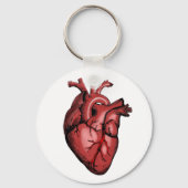 Realistisches Anatomisches Herzbild Schlüsselanhänger (Vorderseite)