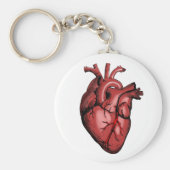 Realistisches Anatomisches Herzbild Schlüsselanhänger (Vorne)