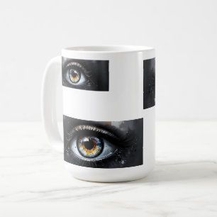Realistisches Auge Kaffeetasse