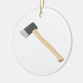 Realistisches Ax Keramik Ornament (Links)