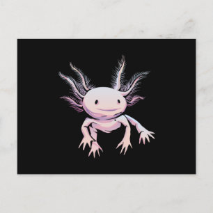 Realistisches Axolotl-Tier Postkarte