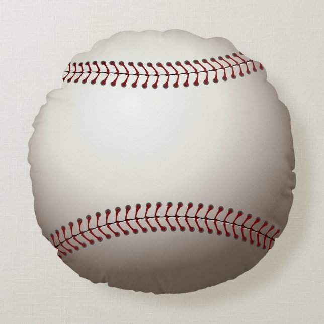 Realistisches Baseball-Pillow Rundes Kissen (Vorderseite)