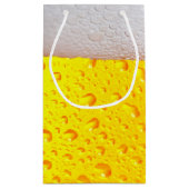 Realistisches Bier Kleine Geschenktüte (Rückseite)