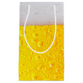 Realistisches Bier Kleine Geschenktüte (Vorderseite)