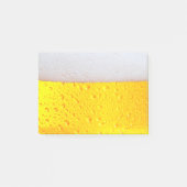 Realistisches Bier Post-it Klebezettel (Vorderseite)