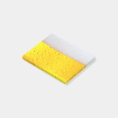 Realistisches Bier Post-it Klebezettel (angewinkelt)