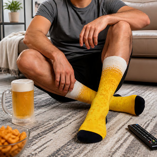 Realistisches Bier Socken