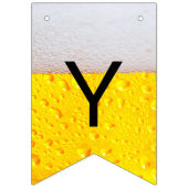 Realistisches Bier Wimpelkette (Zweite Fahne)