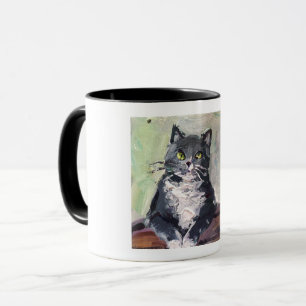 realistisches Bild, Katze Tasse