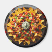 Realistisches Blatt Nachos Funny Magnet (Vorne)