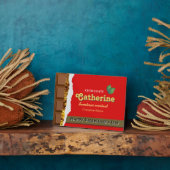 Realistisches Braun & Rote Valentine Schokolade Fu Fotoplatte (Seite)