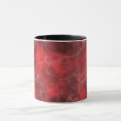 Realistisches Design aus rotem Marmor Tasse (Zentrum)