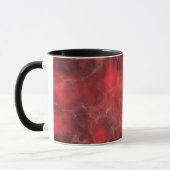 Realistisches Design aus rotem Marmor Tasse (Links)