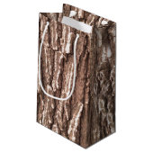 Realistisches Foto-Baumuster Kleine Geschenktüte (Rückseite Schrägansicht)