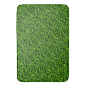Realistisches Gras Foto Textur Funny Bright Green Badematte (Vorderseite Vertikal)