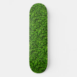 Realistisches Gras Foto Textur Funny Bright Green Skateboard