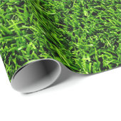 Realistisches Gras Foto Texture Fun Grün Geschenkpapier (Rolleneckpunkt)