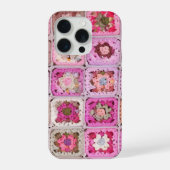 Realistisches Häkel-Granny-Square iPhone Hülle (Rückseite)