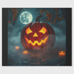 Realistisches Halloween-Kürbis-Geschenkpapier – Li Geschenkpapier