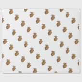 Realistisches Häschen Geschenkpapier (Flach)