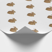 Realistisches Häschen Geschenkpapier (Ecke)