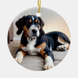 Realistisches Haustierliebhaber-Ornament | Emotion Keramik Ornament